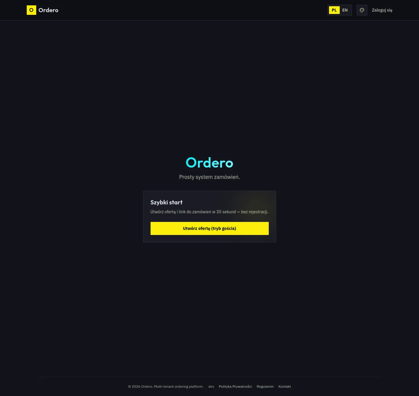 Ordero - zrzut 1